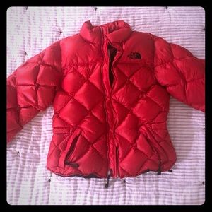 Women’s Small red North Face 600 down jacket